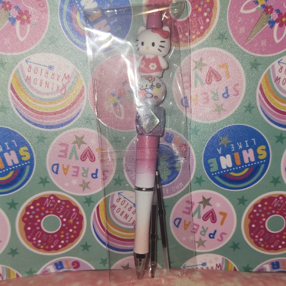 Hello Kitty Pink and White Pen